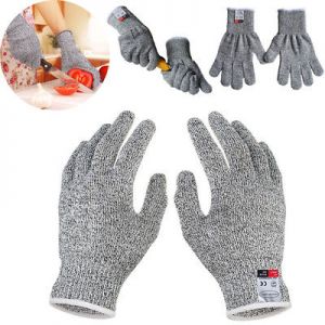 Best4U Kitchen Accessories Cut Resistant Gloves Anti-Cutting Food Grade Level 5 Kitchen