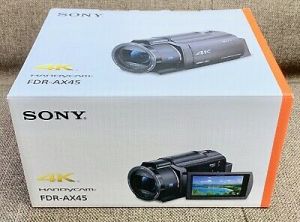 Best4U Cameras 2018 SONY video camera FDR-AX45 4K 64GB Optical 20 times black FDR-AX45 BC