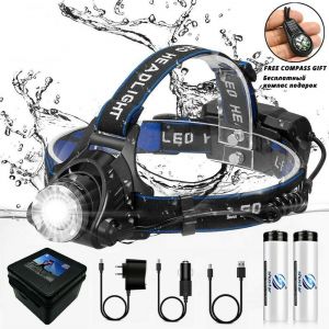 Best4U Travel Accessories Rechargeable Headlamp For Hiking