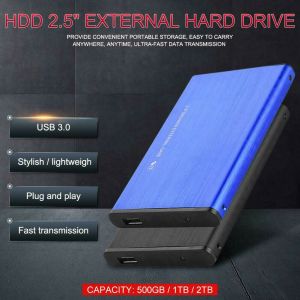 MINI EXTERNAL MOBILE HARD DISK DRIVE PORTABLE 1TB 2TB HDD 2.5INCH USB 3.0 