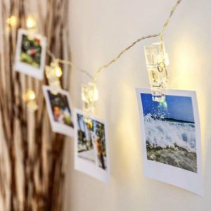Llluminated Wire With The Option Of Hanging Pictures At Home