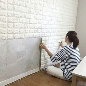 Best4U Home & Garden  Resemblance Brick Wallpapers
