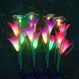 Best4U Home & Garden  Garden Lamps In A Shape Of Flowers For The Garden