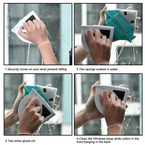 Best4U Cleaning Accssories Magnetic Window Cleaner