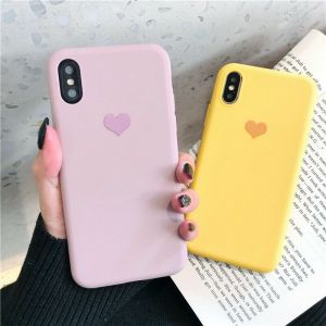Silicone Case For iPhone 8 7 6S Plus XR XS MAX 