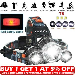 Best4U Travel Accessories פנס ראש חסין מים לטיולים