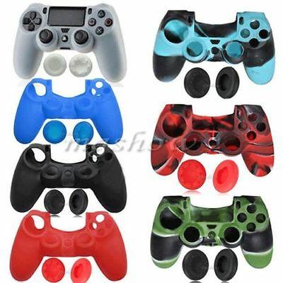 Best4U Console Accessories  Silicone Rubber Soft Case Grip Cover Skin For Sony Playstation 4 PS4 Controller